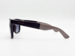 Black Oversized Rectangular Sunglasses - Image 2