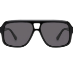 Bold Black Rectangle Sunglasses