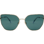 CK Elegant Gold Frame Green Lens Sunglasses