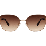 Classic Brown Aviator Sunglasses