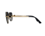 Luxury Gold Bridge Square Sunglasses - Image 2