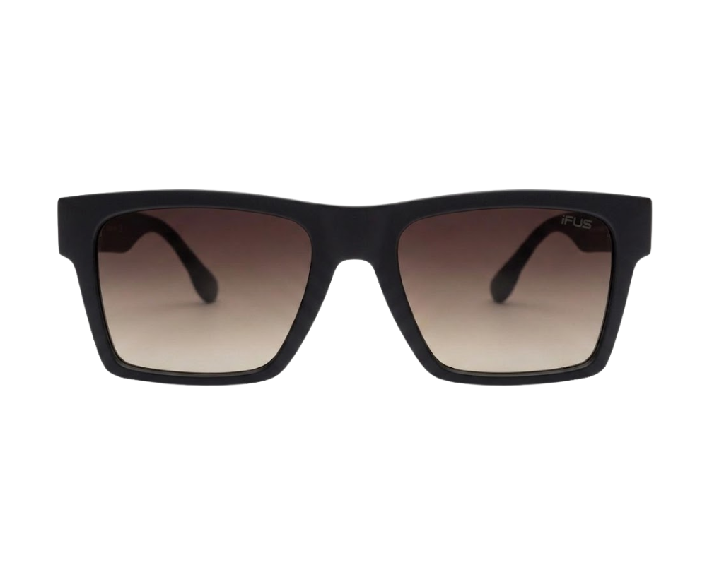 Modern Black Gradient Square Sunglasses Modern Black Gradient Square Sunglasses - Image 1