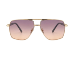 Rimless Pink Gradient Sunglasses