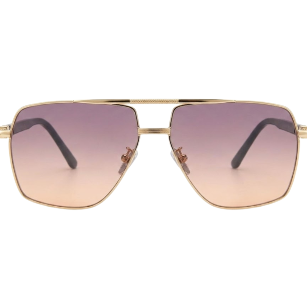 Rimless Pink Gradient Sunglasses
