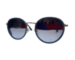 Round Blue Gradient Sunglasses