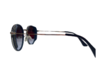 Round Blue Gradient Sunglasses - Image 2