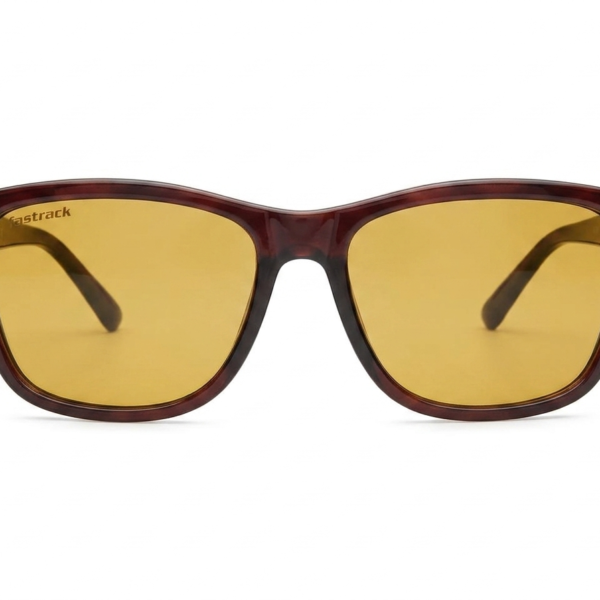 Tortoise Yellow Lens Square Sunglasses