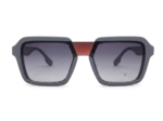 Transparent Grey Oversized Square Sunglasses