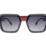 Transparent Grey Oversized Square Sunglasses