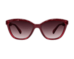 Wine Red Cat-Eye Sunglasses