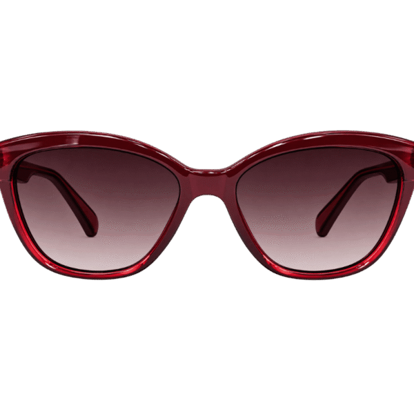 Wine Red Cat-Eye Sunglasses