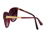 Wine Red Cat-Eye Sunglasses - Image 2