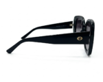 Black Oversized Square Sunglasses - Image 2