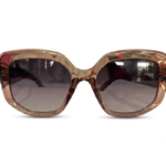 Brown Tortoise Geometric Sunglasses