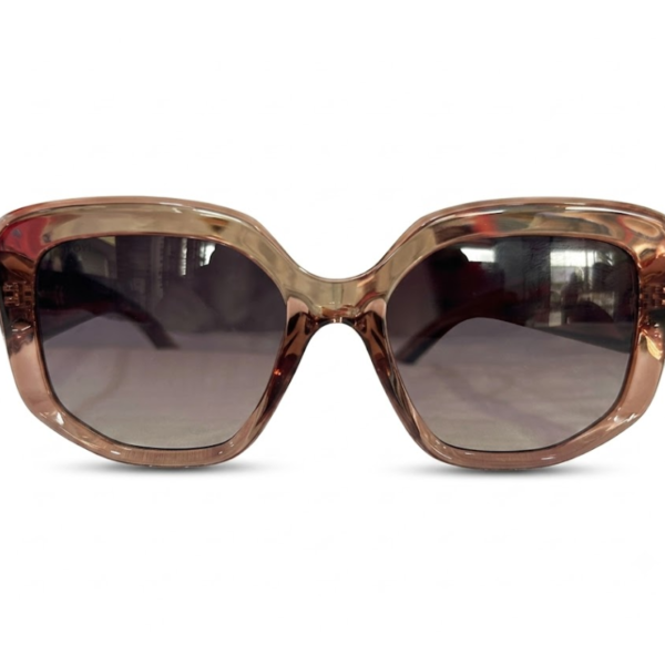 Brown Tortoise Geometric Sunglasses