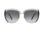 Classic Browline Black & Gold Sunglasses