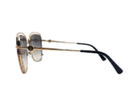 Classic Browline Black & Gold Sunglasses - Image 2