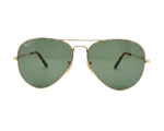 Classic Green Aviator Sunglasses