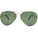 Classic Green Aviator Sunglasses
