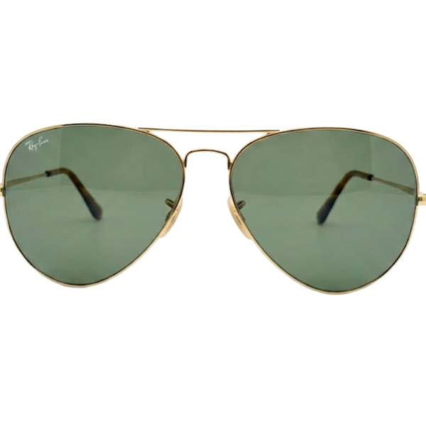 Classic Green Aviator Sunglasses