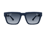 Classic Navy Blue Rectangle Sunglasses