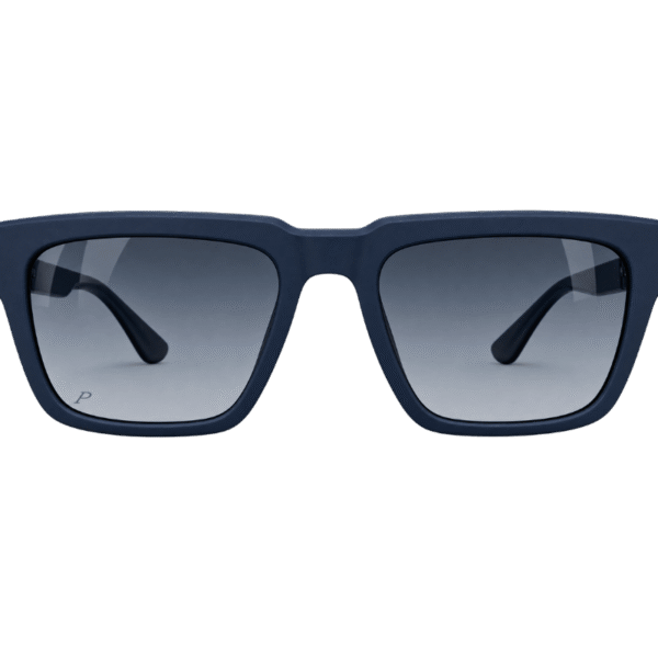Classic Navy Blue Rectangle Sunglasses