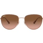 Gold_Brown Aviator, gradient brown lenses