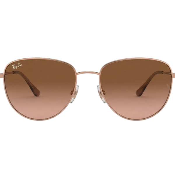 Gold_Brown Aviator, gradient brown lenses