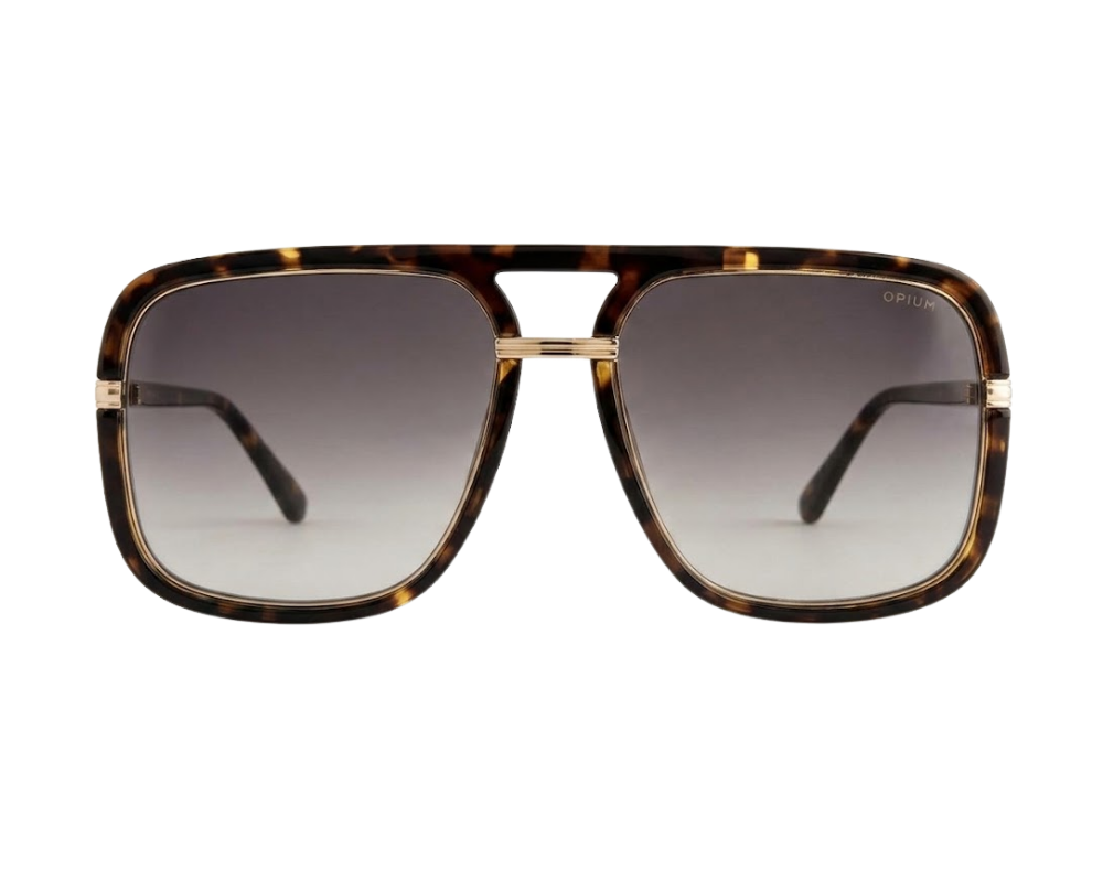 Opium Brown Gradient Square Sunglasses Opium Brown Gradient Square Sunglasses - Image 1