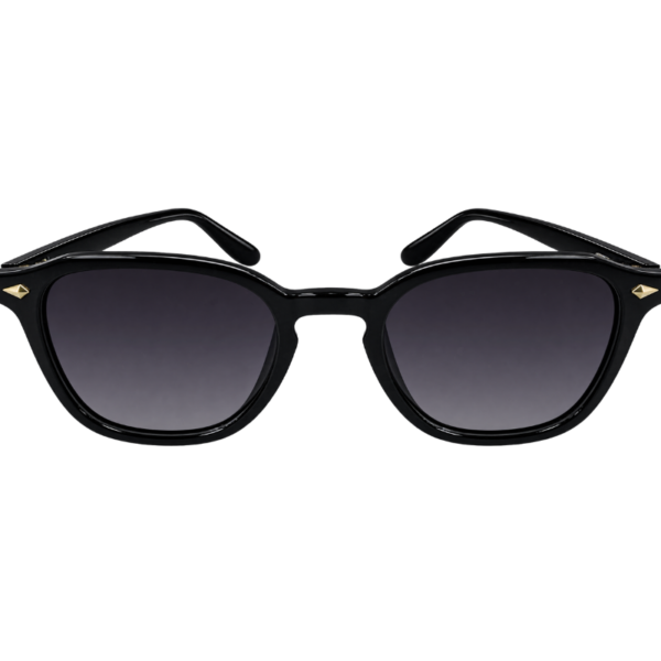 Opium Classic Black Square Sunglasses