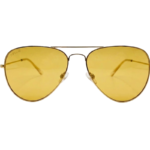 Opium Golden Aviator Sunglasses