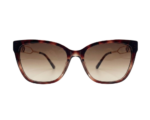 Oversized Brown Tortoise Cat-Eye Sunglasses
