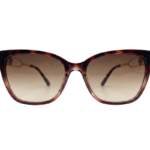 Oversized Brown Tortoise Cat-Eye Sunglasses