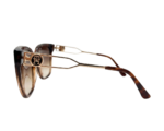 Oversized Brown Tortoise Cat-Eye Sunglasses - Image 2