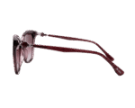 Oversized Burgundy Cat-Eye Sunglasses - Image 2