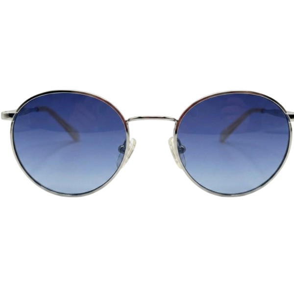 Round Blue Gradient Sunglasses