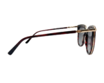 Round Burgundy Gradient Sunglasses - Image 2