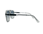 Silver Double-Bridge Aviator Sunglasses - Image 2